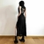 Vestido Longo com Capuz e Recorte - comprar online