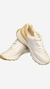 Tenis Feminino Ref JC-514 Branco/Honey