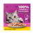 Ração Úmida Whiskas Sachê Peixe ao Molho para Gatos Adultos Castrados 85 g - Fofura de Pelo