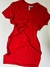 Vestido Ajustado de Algodón / Rojo