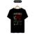 Camiseta preta com estampa de Hard Rock, apresentando as palavras "FEAR IS NOT REAL" e "OPEN YOUR MIND".