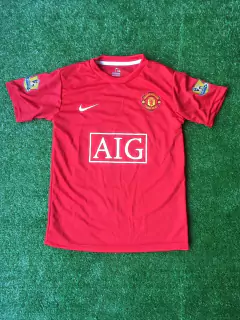 RETRO MANCHESTER UNITED - 2008 - TITULAR NIÑO