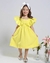Vestido amarelo linho Premium