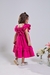 Vestido rosa luxo premium - Lunar Kids