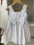 Vestido branco laço luxo