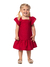 Vestido vermelho em Laise