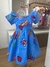 Vestido azul borboletas - comprar online