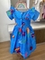 Vestido azul borboletas - Lunar Kids