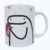 Caneca Pareço Normal na internet