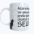 Caneca Branca Pet Sorte Gato Preto