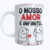 Caneca Branca Namorados Infinito