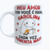 Caneca Branca Namorados Amor Aumenta Mais