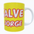Caneca Branca Religião Salve Jorge na internet