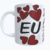Caneca Branca Namorados Eu Amo