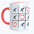 Caneca Dia Dos Namorados Interior e Alça Vermelho O Amor Vence