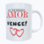 Caneca Branca O Nosso Amor Vence na internet