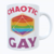 Caneca Branca Chaotic Gay Letras Purpura na internet