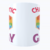 Caneca Branca Chaotic Gay Letras Purpura - comprar online