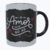 Caneca Personalizada Preta Namorados lgbtqiapn+ Amor Está No Ar - Tinta Doce Presentes