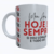 Caneca Personalizada Branca Namorados Hoje e Sempre