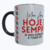 Caneca Personalizada Namorados Alça e Interior Preto Hoje e Sempre