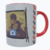 Caneca Personalizada Namorados Alça e Interior Vermelho Hoje e Sempre - Tinta Doce Presentes