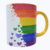 Caneca "Personalizável" Arco-Íris Amarelo – Orgulho LGBTQIAPN+ na internet