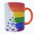 Caneca "Personalizável" Arco-Íris laranja – Orgulho LGBTQIAPN+ na internet