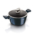 Cacerola con tapa 30cm Metallic Line Aquamarine Edition - BH/7148