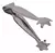 Pinza Para Hielo Acero Inoxidable Guadix - 12cm