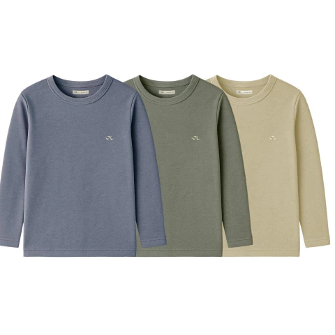 Camiseta Mescla Manga Longa