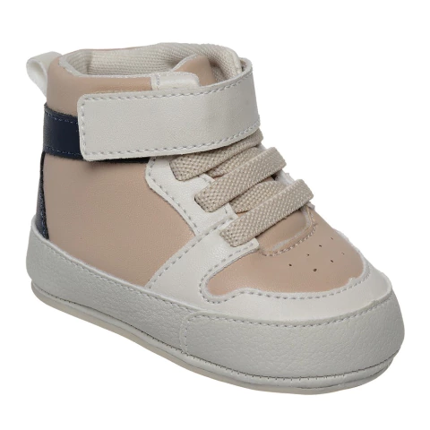 Bota Velcro Amendoa