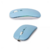 Mouse sem Fio Bluetooth Recarregável LED- Azul - comprar online