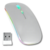 Mouse sem Fio Bluetooth Recarregável LED- Branco na internet