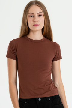 Remera m/c algodon elastizado (PORTO)