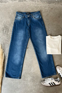 Wide leg rigido tiro bajo (CLARA) - tienda online