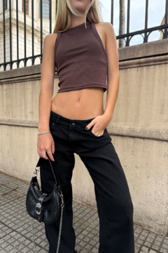 Wide leg rigido tiro bajo (BL CLARA) en internet