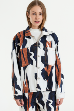 Camisaco Rigido estampa Rupestre (KINGDOM) - tienda online