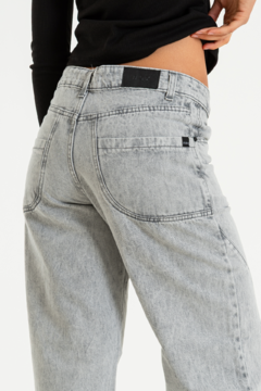 Wide leg rigido Tiro Medio c/pinzas (S YAGUAR) - tienda online