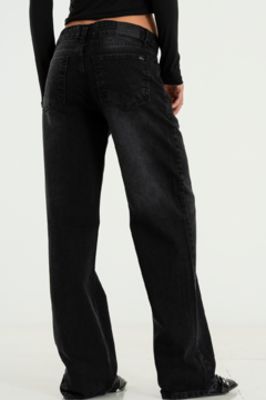 Wide leg rigido Tiro Bajo (B LINDA) - nox denim
