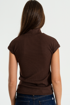 Remera manga corta polera. Morley elastizado (MORION) - nox denim