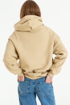 Buzo oversize con capucha y estampa al tono PUFF. (NN) - nox denim