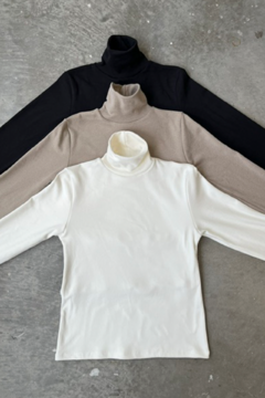 Polera basica rib simil lanilla (MALIB) en internet