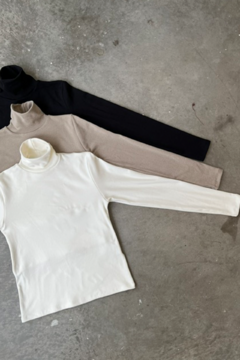 Polera basica rib simil lanilla (MALIB) - comprar online