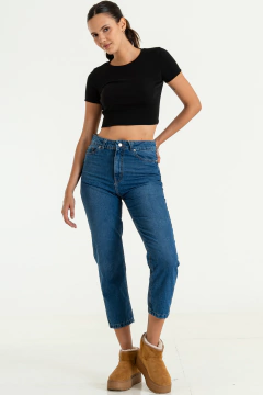 Mom rigido Tiro Alto (ZARA)