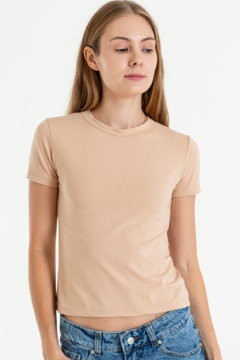 Remera m/c algodon elastizado (PORTO)
