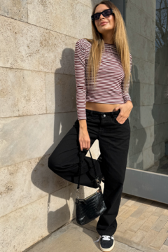 Wide leg rigido tiro bajo (BL CLARA) - comprar online