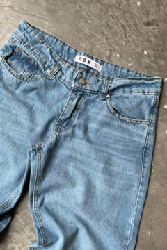 Wide leg rigido tiro bajo (EMCY) - nox denim