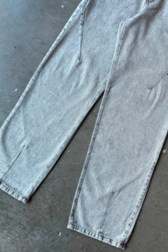 Wide leg rigido Tiro Medio c/pinzas (S YAGUAR) - tienda online