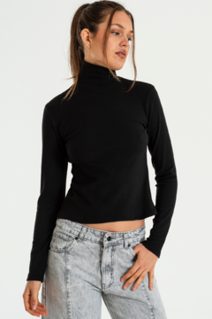 Polera basica rib simil lanilla (MALIB)